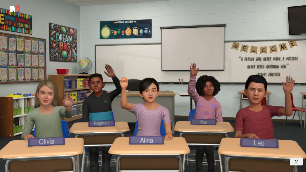SimLab student avatars